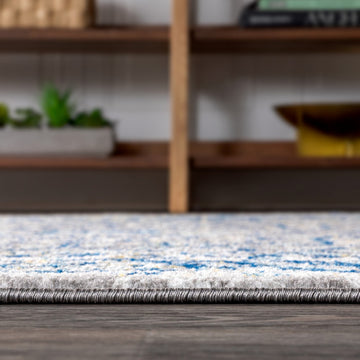 Modern Persian Boho Floral Area Rug